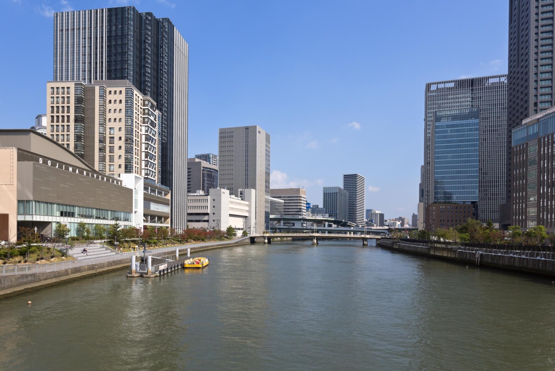 大阪市中之島の風景